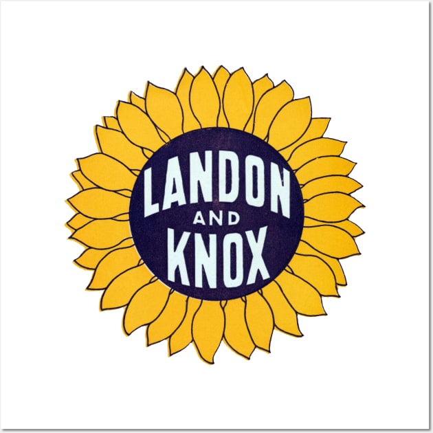 1936 Landon, Knox Presidential Campaign Wall Art by historicimage